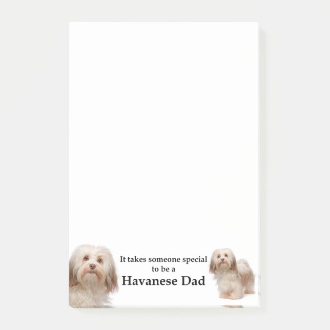 Notas Post-it de Havanese Dad (Anverso)