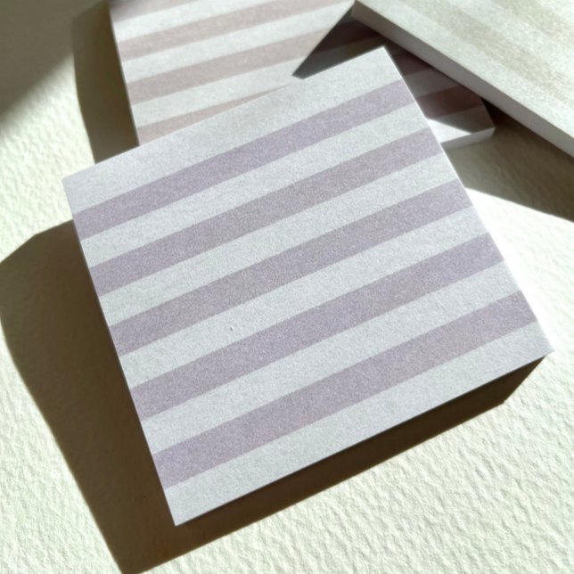 Notas Post-it de la banda Purple Pastel (Soft purple tone-on-tone stripes make a subtle statement.)