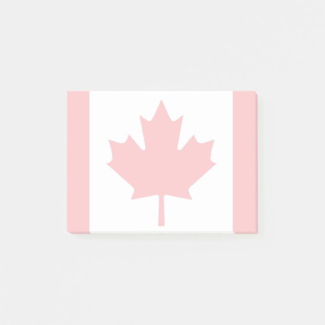 Notas Post-it de la bandera de Canadá (Anverso)