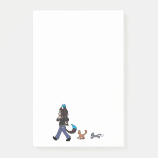 Notas post-it de la frutilla