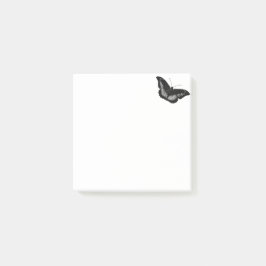Notas Post-it® de la mariposa negra