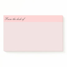 De la mesa de color rosa