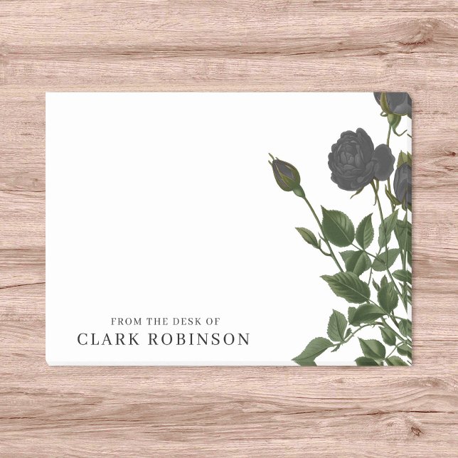 Notas Post-it® De La Mesa De Elegantes Rosas Negros (Subido por el creador)