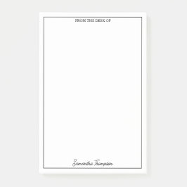 Notas Post-it® De La Oficina De Nombres Personalizados