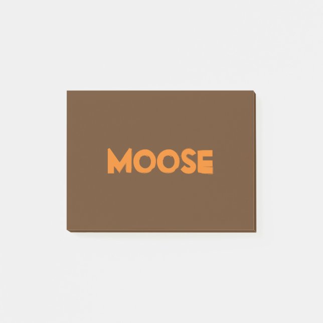 Notas Post-it® de Moose (Anverso)