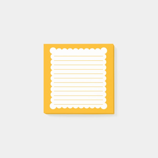 Notas Post-it® de Naranja brillante (Anverso)