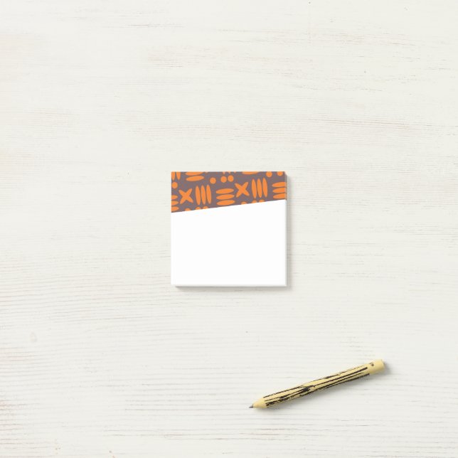 Notas Post-it® de naranja y azul, no Post-it de 4" (Escritorio)