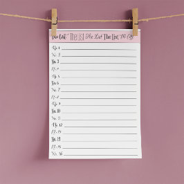 Notas Post-it® de números de letra caprichosos