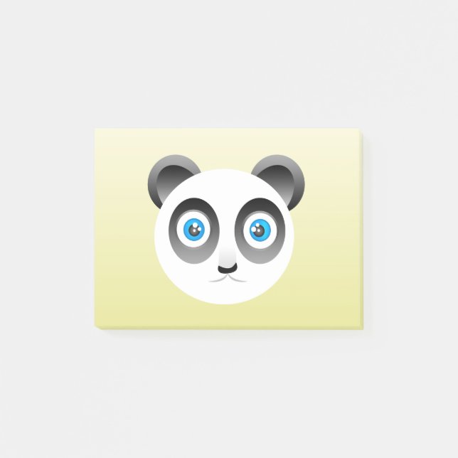 Notas Post-it® de Panda (Anverso)