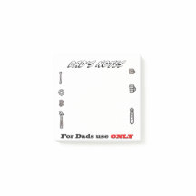 Notas post-it de papá