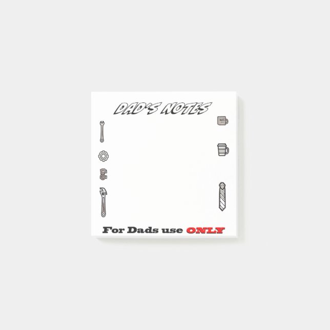 Notas post-it de papá (Anverso)