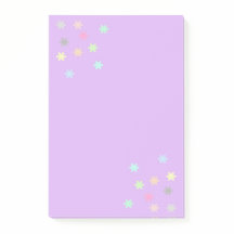 Notas Post-it® de Pastel Snowflakes