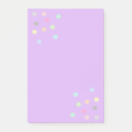 Notas Post-it® de Pastel Snowflakes
