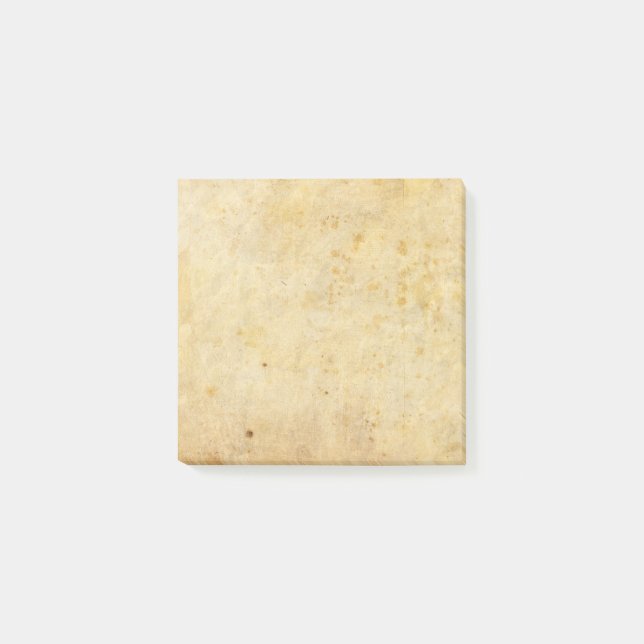 Notas Post-it de pergamino de edad (Anverso)