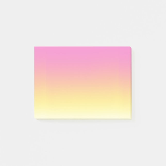 Notas Post-It de Pink Sunset (Anverso)