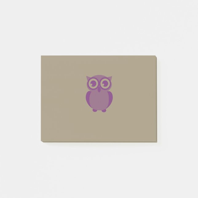 Notas Post-it® de Purple Owl (Anverso)