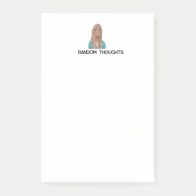 Notas Post-it de Random Thoughts (Anverso)