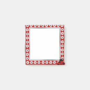 Notas Post-it® de Red Lady Bug