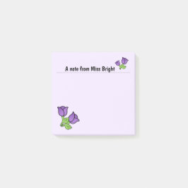 Notas Post-it de Rosas morados