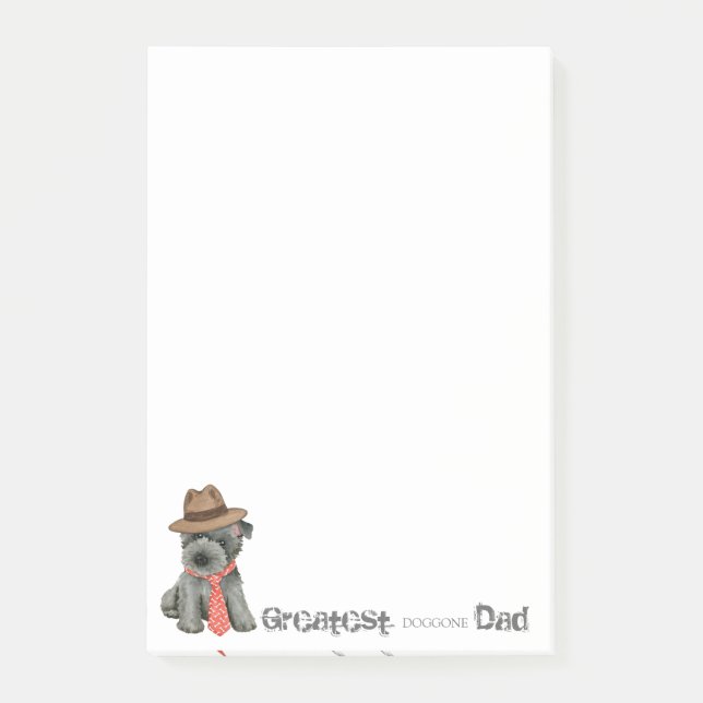 Notas Post-it de Scottish Terrier Dad (Anverso)