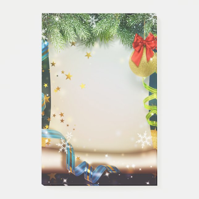 Notas Post-it® Decoración del navidad (Anverso)