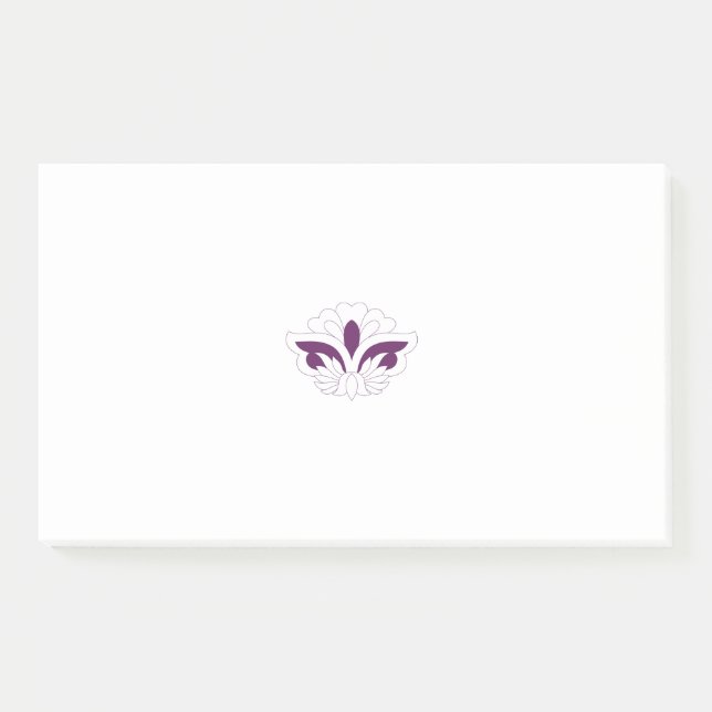 Notas Post-it® Decoración magenta Reddish (Anverso)