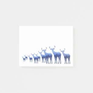 Notas Post-it® Deer azul post-it-Notes