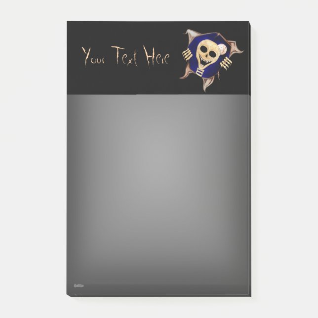 Notas Post-it® Déjenme salir (Escapando del Skeleton) (Anverso)