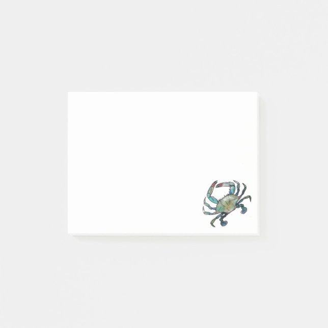Notas post-it del cangrejo azul (Anverso)