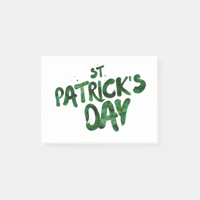 Notas Post-it® 🍀 del Día de San Patricio (Anverso)