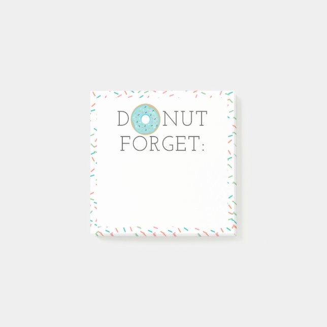 Notas post-it del Donut Moderno (Anverso)