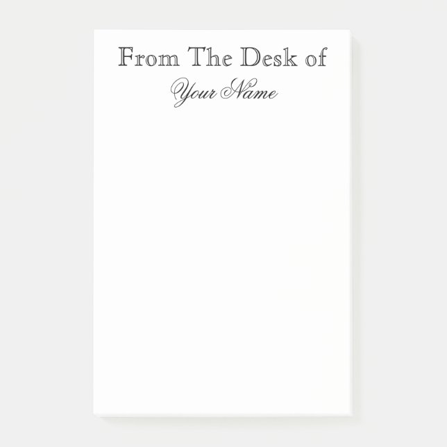 NOTAS POST-IT® DEL ESCRITORIO DE (Anverso)