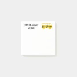 Notas Post-it® Del escritorio del amarillo personalizado del