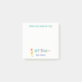 Notas Post-it® Del escritorio del arco iris personalizado del