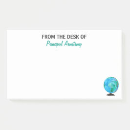 Notas Post-it® Del escritorio del principal personalice la