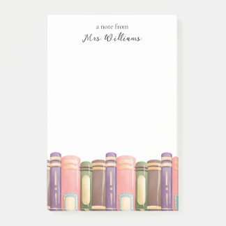 Notas Post-It del libro de profesores personalizad