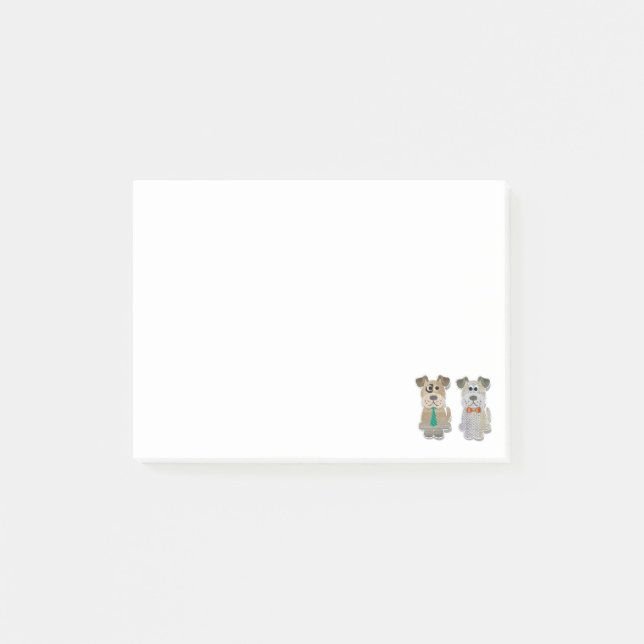 Notas post-it del Personalizado de perros gracioso (Anverso)