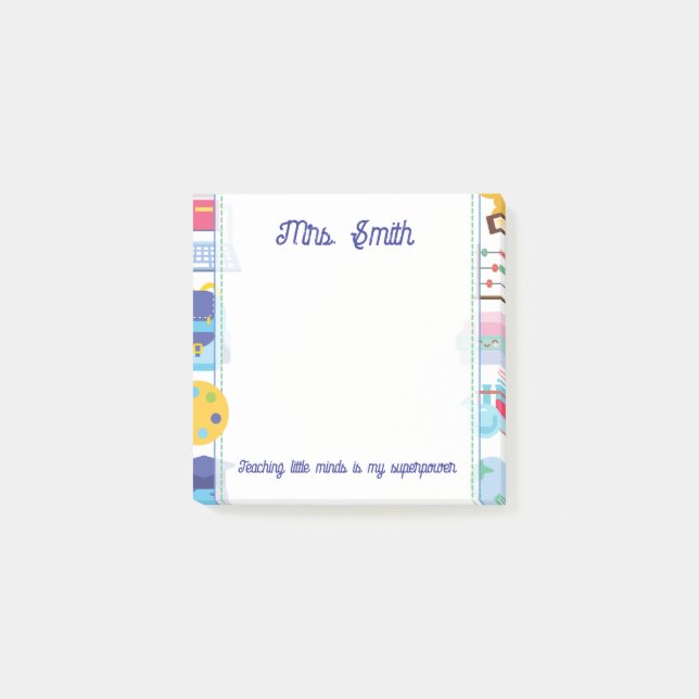 Notas post-it del profesor (Anverso)