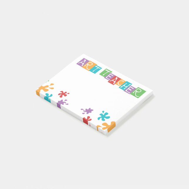 Notas Post-it del profesor de arte (En perspectiva)