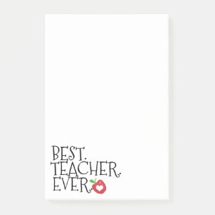 Notas Post-it® Del profesor refranes siempre rojos del corazón d