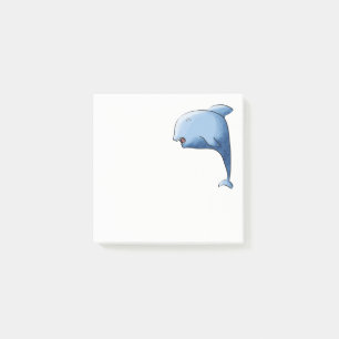 Notas Post-it® Delfín azul