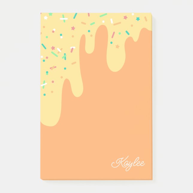 Notas Post-it® Deliciosa Escarcha De Mango Rocia Tu Nombre (Anverso)