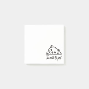Notas Post-it® Demasiado lindo para fallar