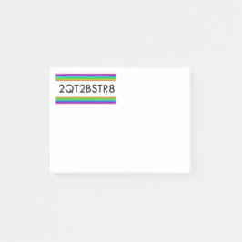 Notas Post-it® Demasiado lindo para ser franco