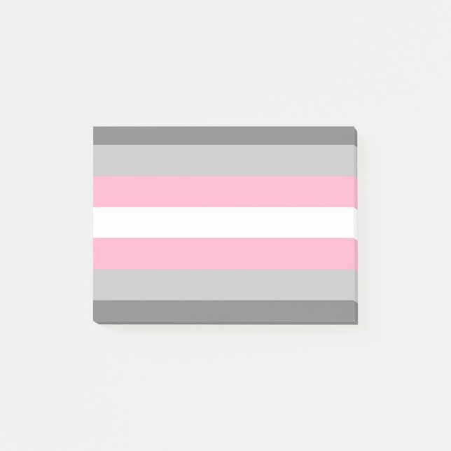 Notas Post-it® DemiGirl Flag (Anverso)