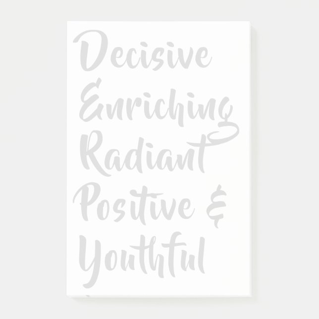 Notas Post-it® DERPY - Un estilo de vida. (Anverso)