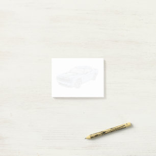 Notas Post-it® Desafiador de Dodge