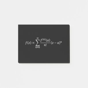 Notas Post-it® desarrollo de taylor, cálculo y matemáticas básica