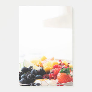 Notas Post-it® Desayuno Fruit Bowl Comida Nutrición Dieta