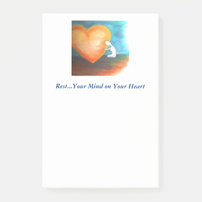 Notas Post-it® Descanse su post-it de la mente (Anverso)